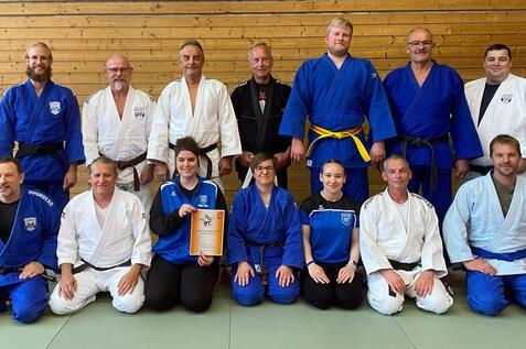 Spvgg Besigheim Abteilung Judo erhält Vereinszertifikat des Deutschen Judo Bundes in Gold